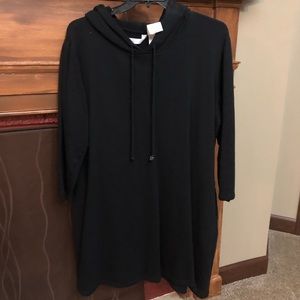 Hooded Sweatshirt Tunic